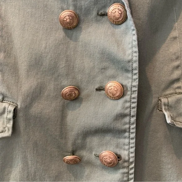 CAbi Green Sargent Military Jacket Style 326 Medium - Picture 7 of 16